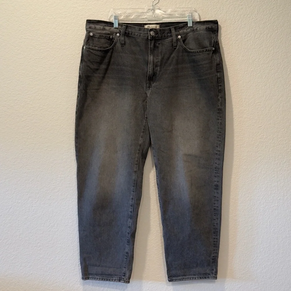 Madewell The Slouchy Boyjean in Glennbay Wash (Gray)